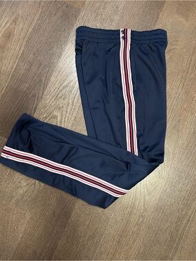 Aritzia Tna Defender Tearaway Track Pants - Navy Blue / Red / White (Size XS)